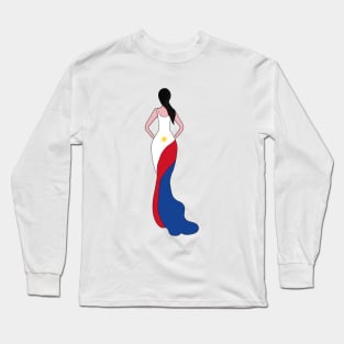 Philippines Woman Long Sleeve T-Shirt